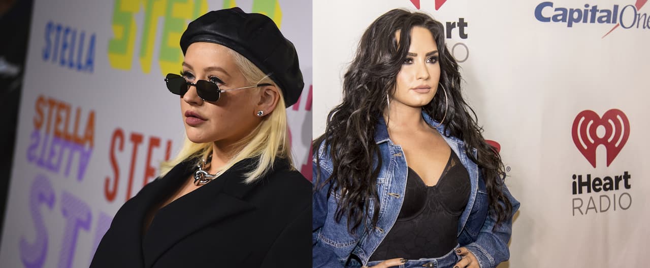 ¡Poder femenino! Escucha la nueva canción de Christina Aguilera y Demi Lovato