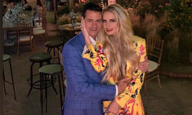 Novia de Enrique Peña Nieto lo exhibe como nunca antes en tremenda foto por su cumpleaños