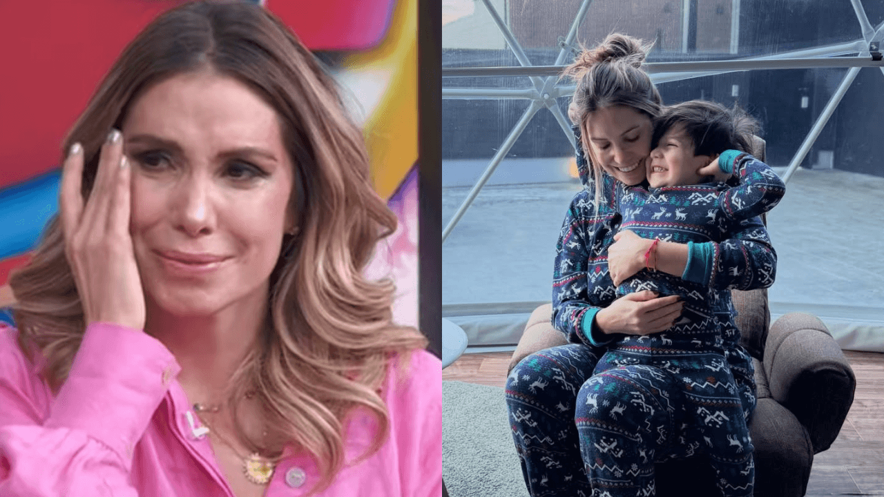 Andrea Escalona rompe en llanto con su hijo en brazos en Hoy: revela el devastador motivo