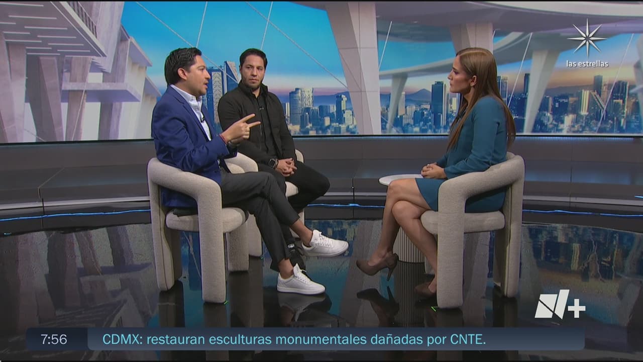 Danielle Dithurbide casi llora en noticiero de Televisa; en vivo, se reencuentra con conductor de TUDN que salió de prisión
