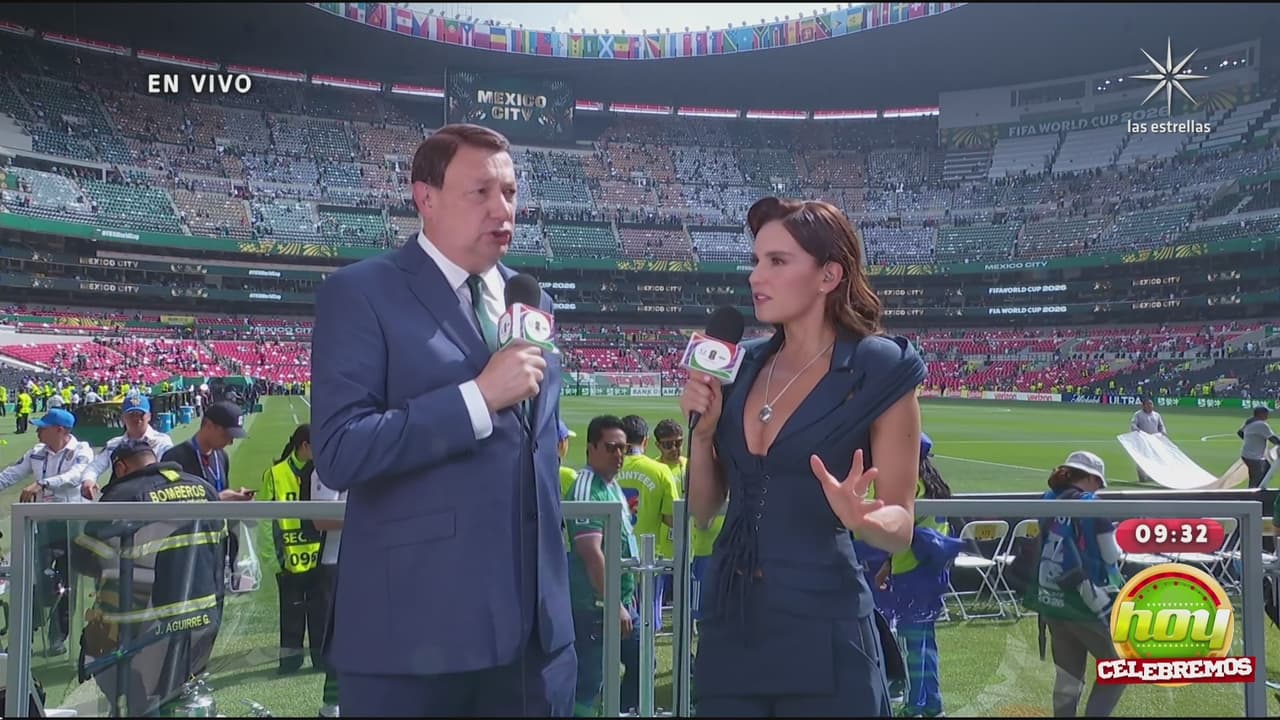 Tania Rincón impacta por cómo luce en la inauguración del Mundial 2026: muestra el mensaje que le enviaron