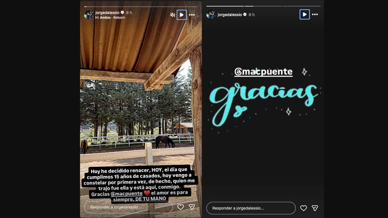 Jorge D'Alessio dedica mensaje a Marichelo en el que hubiera sido su aniversario de bodas