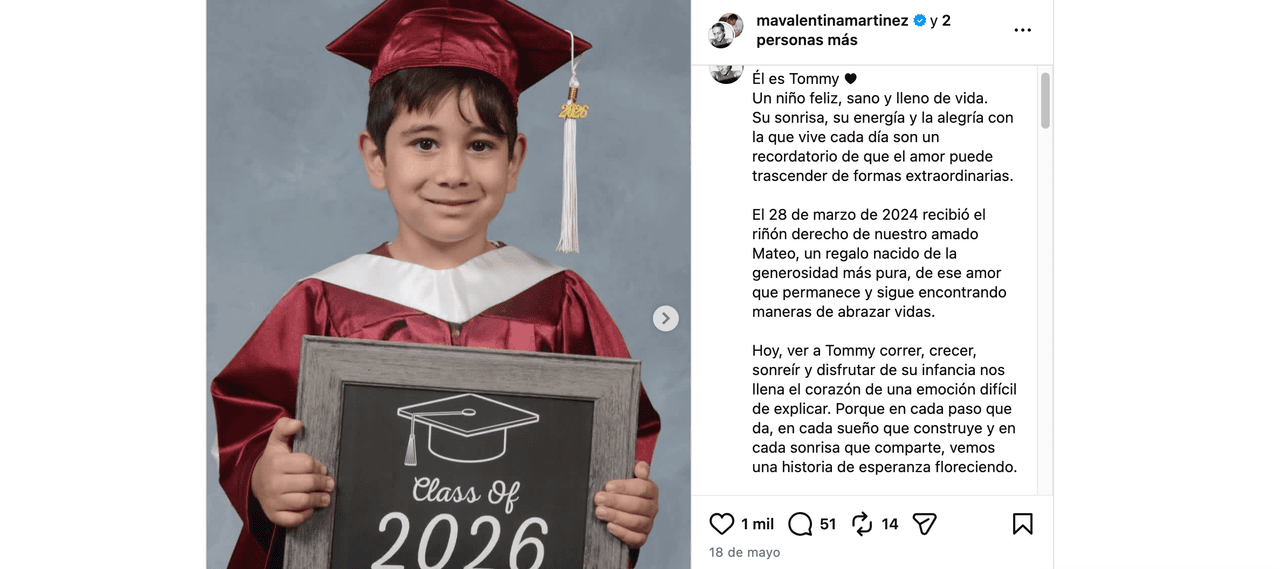 Murió sobrino de Andrea Legarreta: muestran al pequeño al que le salvó la vida donándole sus órganos, publican fotos