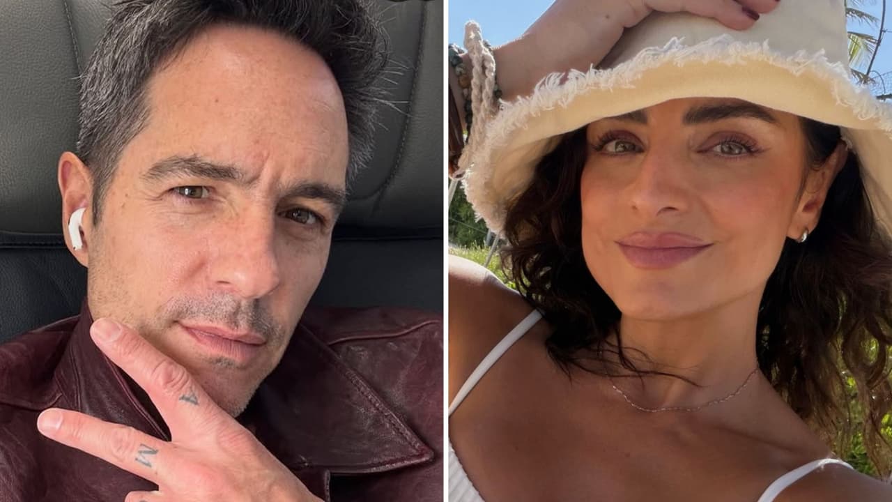 Aislinn Derbez y Mauricio Ochmann se dejan ver juntos en romántica foto: aseguran que no es inteligencia artificial
