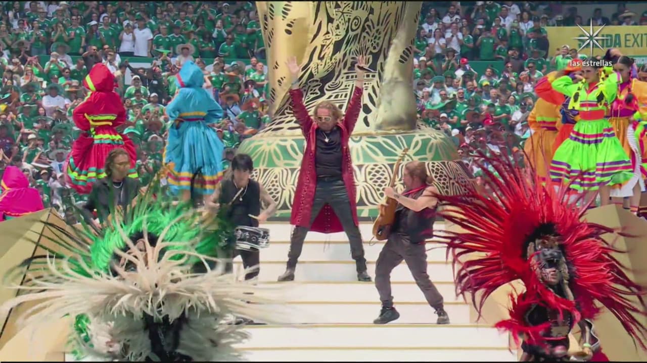 Maná en la ceremonia inaugural de la Copa Mundial 2026.