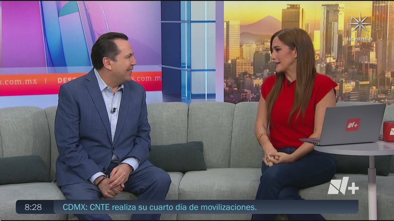 Danielle Dithurbide deja noticiero de Televisa: en vivo, pide disculpas y revela motivo, Lalo Salazar reacciona
