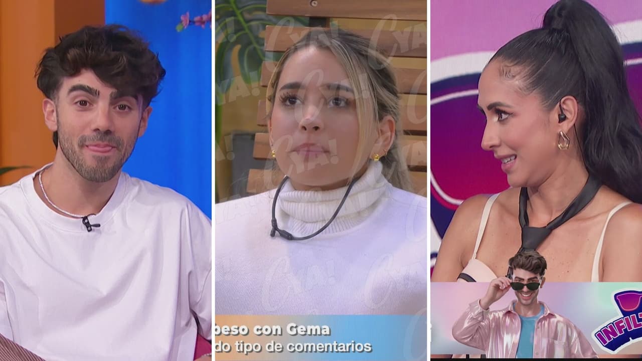 Fede ve en Cuéntamelo Ya! cómo Brianda se molestó ante los besos que se dio con Gema y así reacciona