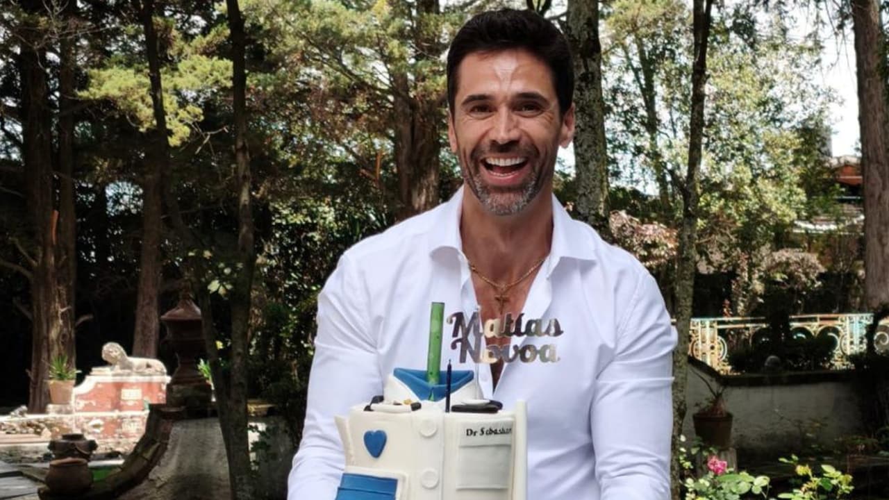 Matías Novoa recibe tremenda sorpresa en medio de las grabaciones de 'El Renacer de Luna'