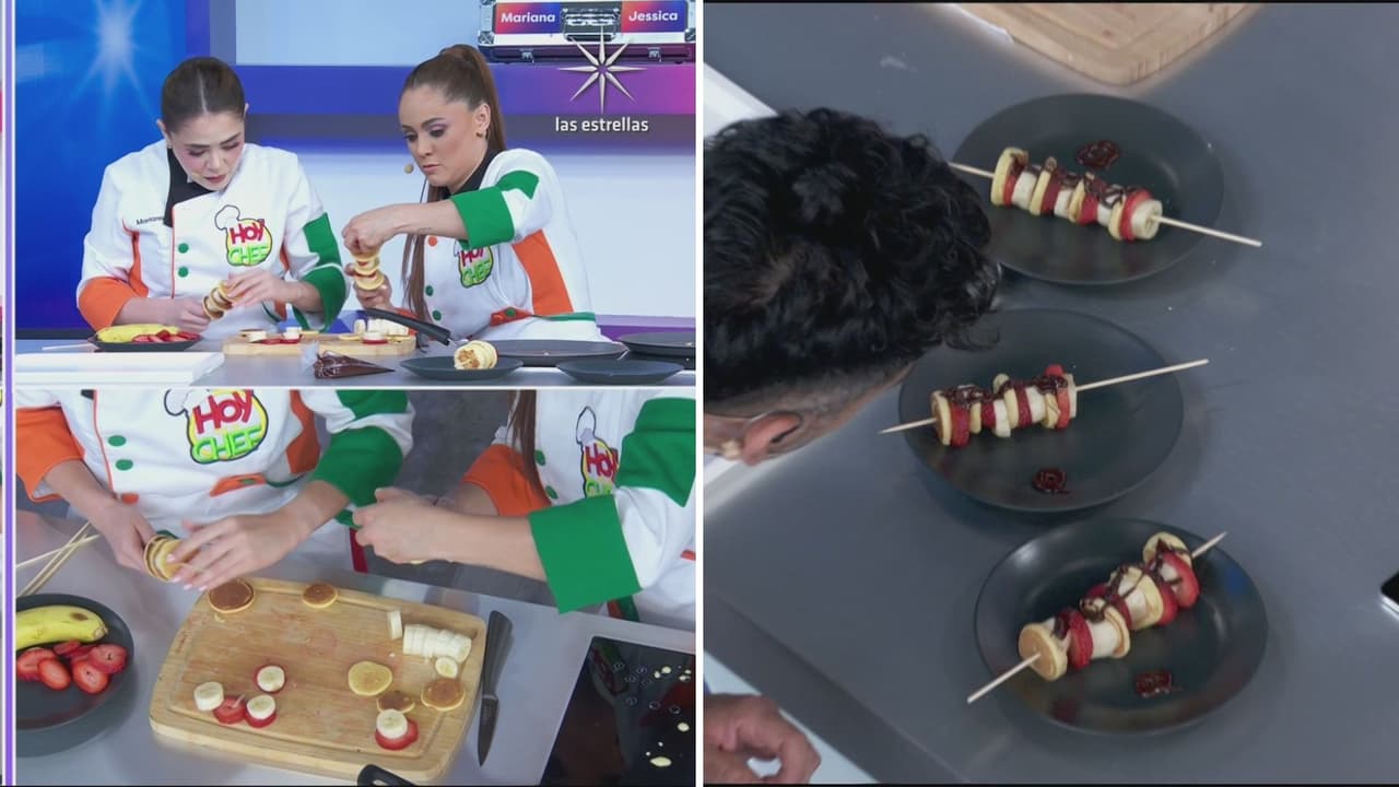Brochetitas de hot cakes: prepara la receta dulce al más puro estilo de Hoy soy el Chef 2026